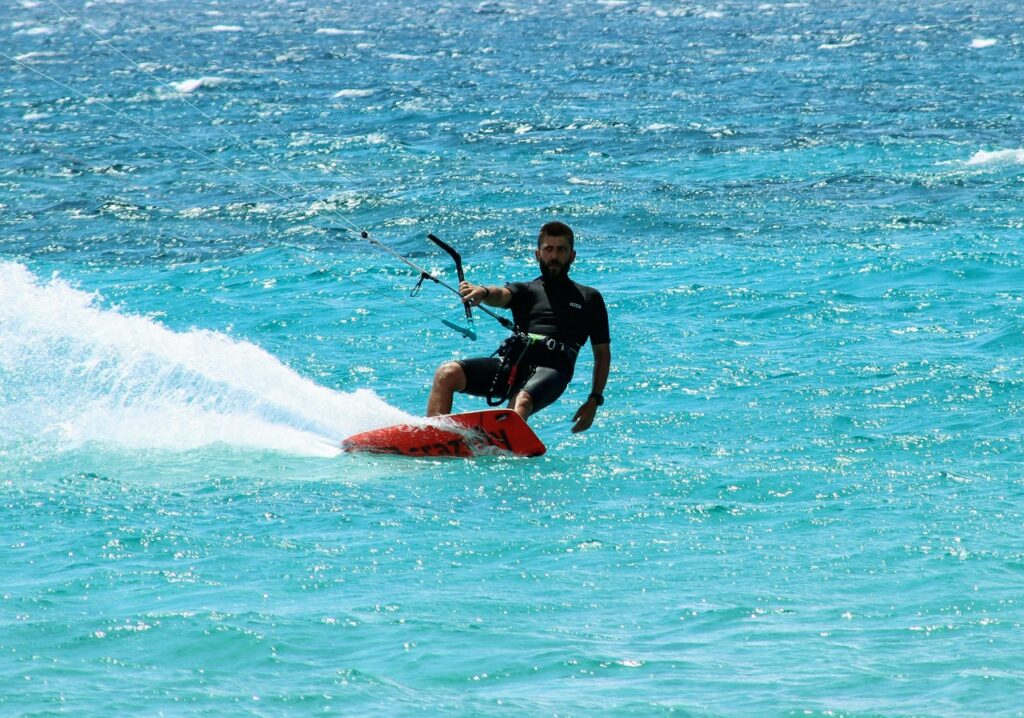 First ride kitesurf sulawesi