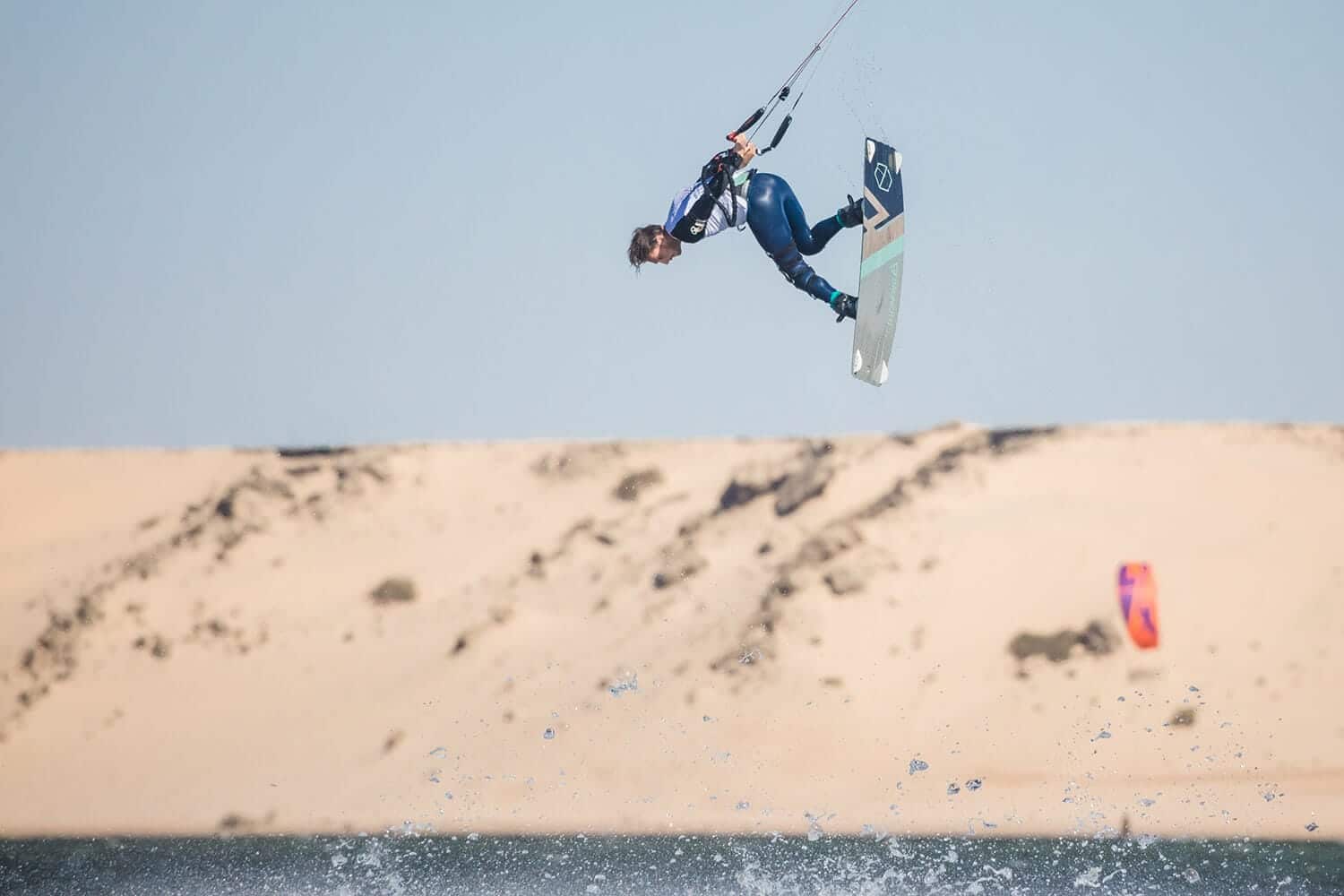Kiteboarding freestyle new school Dakhla